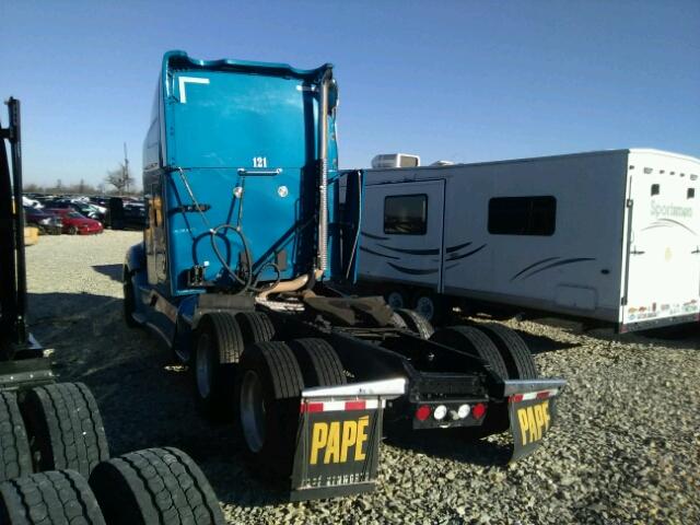 1XKYDP9X9FJ440404 - 2015 KENWORTH CONSTRUCTI BLUE photo 3