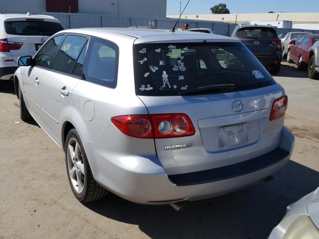 1YVHP82D645N86865 - 2004 MAZDA 6 S SILVER photo 3