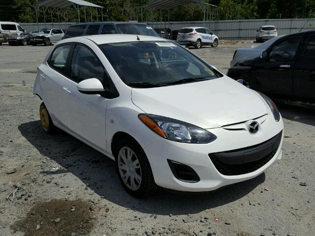 JM1DE1HY2B0105628 - 2011 MAZDA MAZDA2 WHITE photo 1