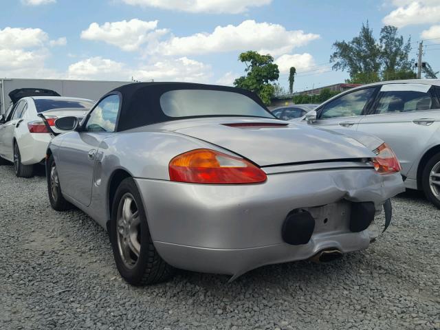 WP0CA298XVS624544 - 1997 PORSCHE BOXSTER SILVER photo 3