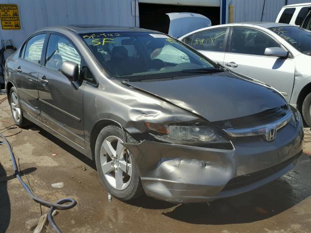 1HGFA16968L061626 - 2008 HONDA CIVIC EXL GRAY photo 1