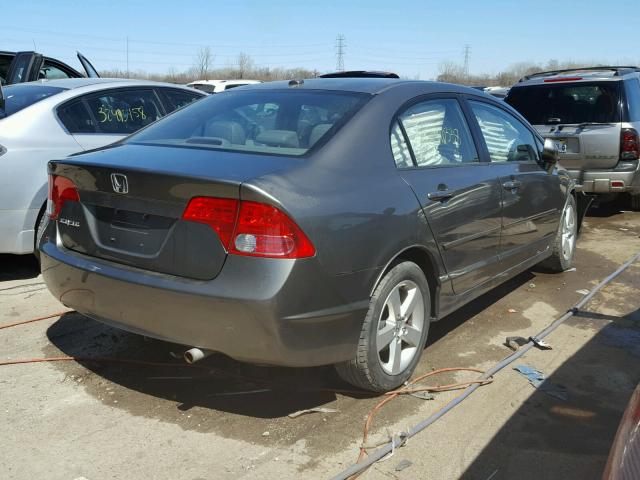 1HGFA16968L061626 - 2008 HONDA CIVIC EXL GRAY photo 4