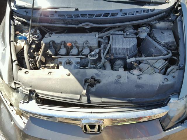 1HGFA16968L061626 - 2008 HONDA CIVIC EXL GRAY photo 7