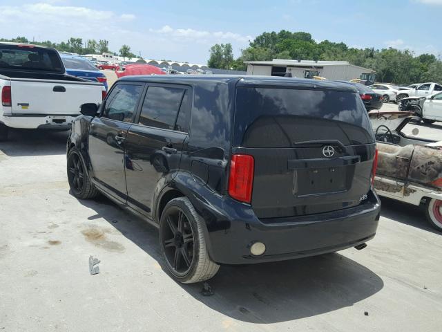 JTLZE4FE2A1113290 - 2010 TOYOTA SCION XB შავი ფოტო 3