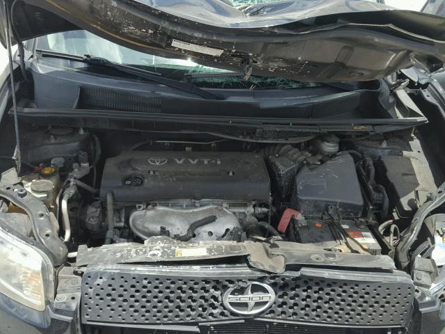 JTLZE4FE2A1113290 - 2010 TOYOTA SCION XB შავი ფოტო 7