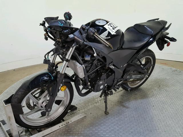 MLHMC4100C5203473 - 2012 HONDA CBR250 R BLACK photo 4