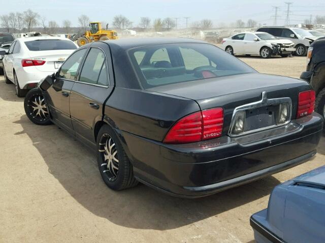 1LNHM87A12Y704017 - 2002 LINCOLN LS BLACK photo 3