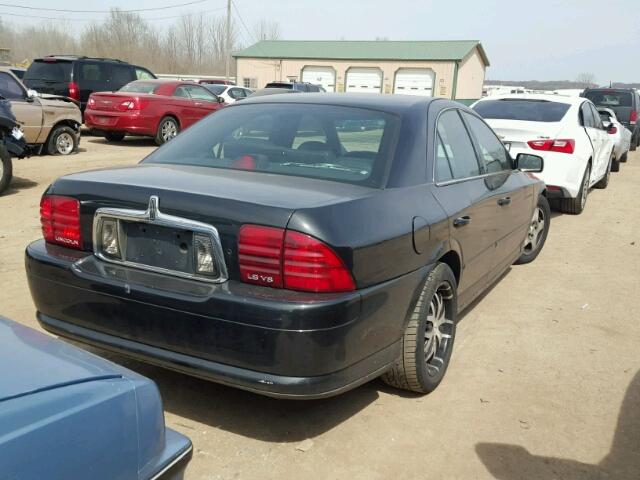 1LNHM87A12Y704017 - 2002 LINCOLN LS BLACK photo 4