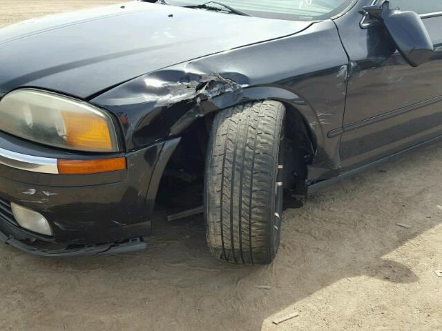 1LNHM87A12Y704017 - 2002 LINCOLN LS BLACK photo 9
