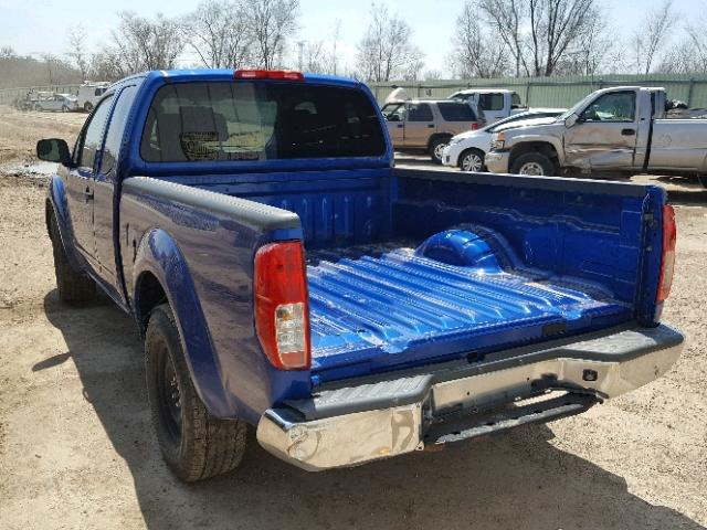 1N6AD0CU8DN753403 - 2013 NISSAN FRONTIER S BLUE photo 3