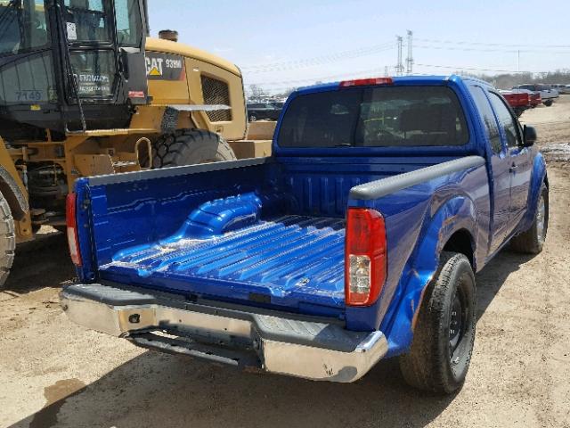 1N6AD0CU8DN753403 - 2013 NISSAN FRONTIER S BLUE photo 4