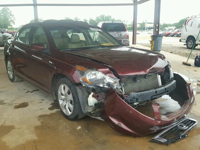 1HGCP2F81AA109730 - 2010 HONDA ACCORD EXL BURGUNDY photo 1