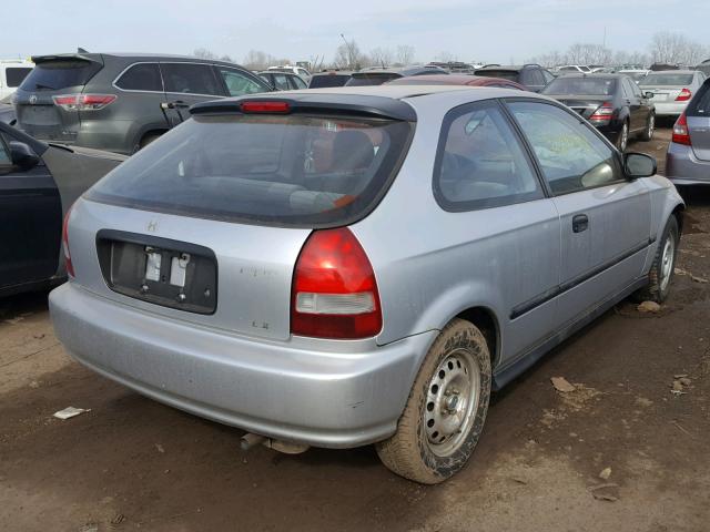 2HGEJ6426YH109735 - 2000 HONDA CIVIC CX SILVER photo 4