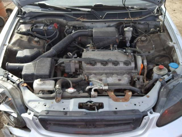 2HGEJ6426YH109735 - 2000 HONDA CIVIC CX SILVER photo 7