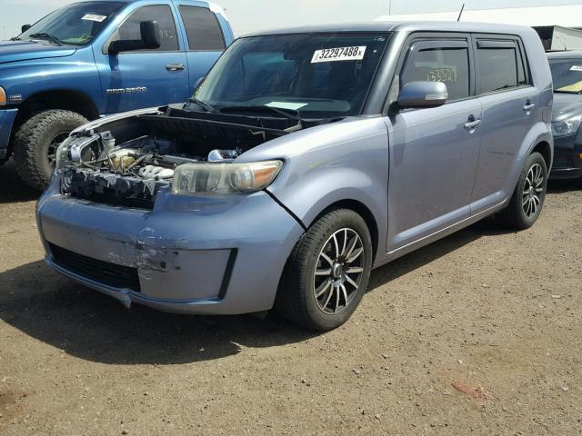 JTLKE50E891090898 - 2009 TOYOTA SCION XB SILVER photo 2