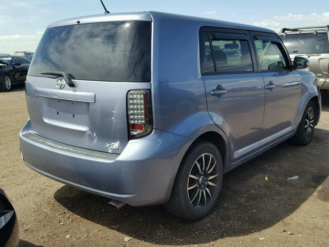 JTLKE50E891090898 - 2009 TOYOTA SCION XB SILVER photo 4