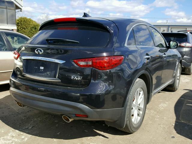 JN8CS1MU4DM141666 - 2013 INFINITI FX37 BLACK photo 4