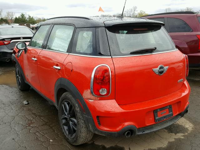 WMWZC5C54CWM13640 - 2012 MINI COOPER S C RED photo 3