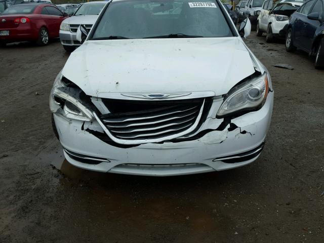 1C3CCBBB5CN139101 - 2012 CHRYSLER 200 TOURIN WHITE photo 9