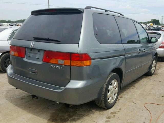 5FNRL186X2B041849 - 2002 HONDA ODYSSEY EX GRAY photo 4