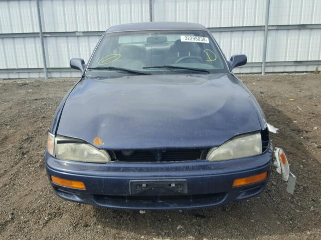 JT2BG12K1T0400980 - 1996 TOYOTA CAMRY DX BLUE photo 9