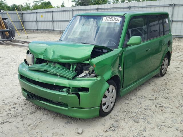 JTLKT324X64079426 - 2006 TOYOTA SCION XB Жасыл фото 2