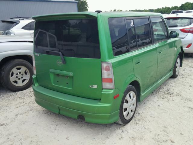 JTLKT324X64079426 - 2006 TOYOTA SCION XB Жасыл фото 4