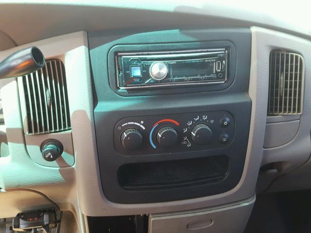 3D7KU28C74G282684 - 2004 DODGE RAM 2500 S WHITE photo 9