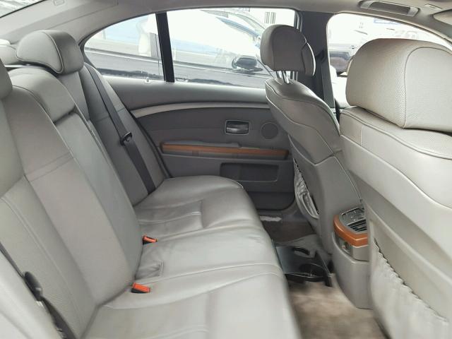 WBAGL63463DP63366 - 2003 BMW 745 I SILVER photo 6