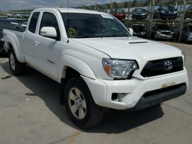 5TFUU4EN3EX104966 - 2014 TOYOTA TACOMA WHITE photo 1