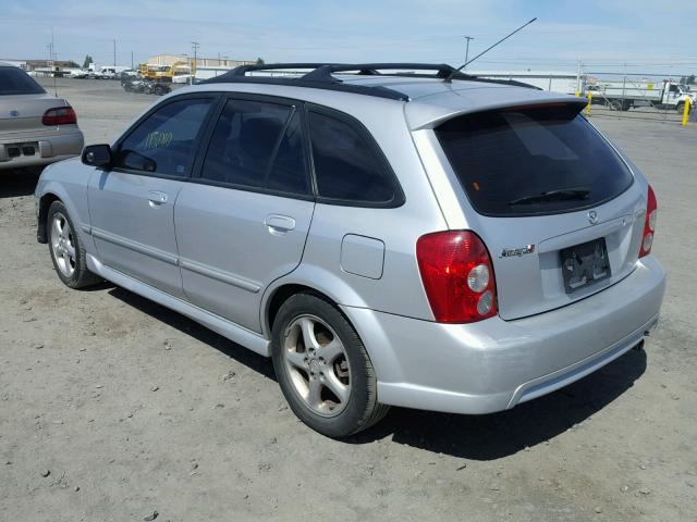 JM1BJ246621589651 - 2002 MAZDA PROTEGE PR SILVER photo 3