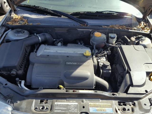 YS3FD79Y766005923 - 2006 SAAB 9-3 BASE GRAY photo 7