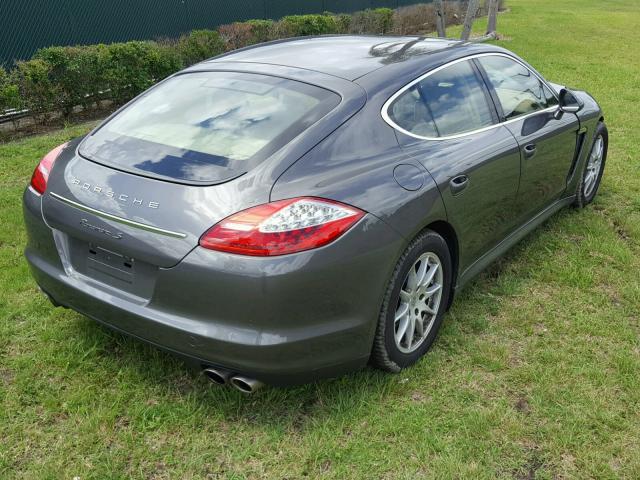 WP0AB2A76DL060455 - 2013 PORSCHE PANAMERA S GRAY photo 4