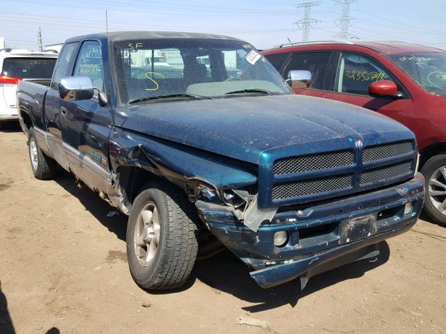 3B7HC13Z6TG197878 - 1996 DODGE RAM 1500 GREEN photo 1