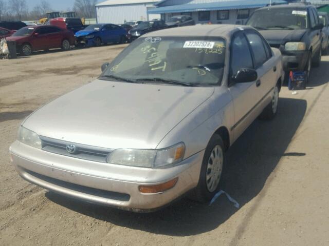 1NXAE09E4PZ068434 - 1993 TOYOTA COROLLA LE SILVER photo 2