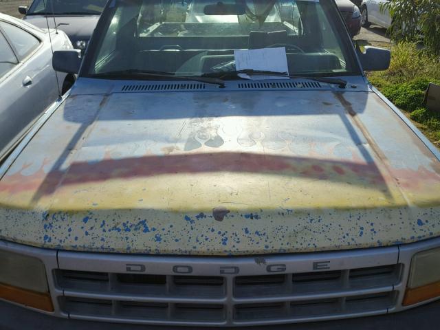 1B7FL26X3TS686805 - 1996 DODGE DAKOTA BLUE photo 7