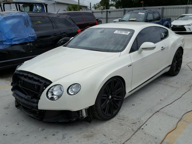 SCBFC7ZA0EC088921 - 2014 BENTLEY CONTINENTA WHITE photo 2