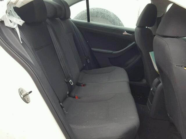 3VW2K7AJ9EM225876 - 2014 VOLKSWAGEN JETTA BASE Սպիտակ լուսանկար 6
