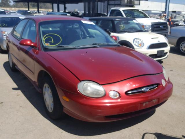 1FAFP52U7WG104624 - 1998 FORD TAURUS LX BURGUNDY photo 1