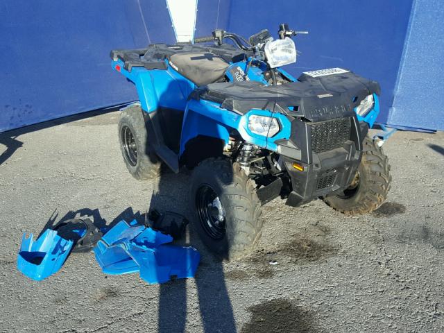 4XASEE500JA106001 - 2018 POLARIS SPORTSMAN BLUE photo 1