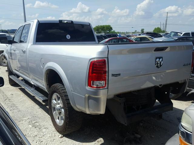 3C6UR5KL2GG387837 - 2016 RAM 2500 LARAM SILVER photo 3