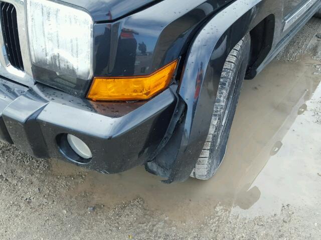 1J4RG4GK3AC132178 - 2010 JEEP COMMANDER BLACK photo 9