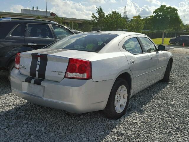 2B3CA3CV5AH312784 - 2010 DODGE CHARGER SX GRAY photo 4