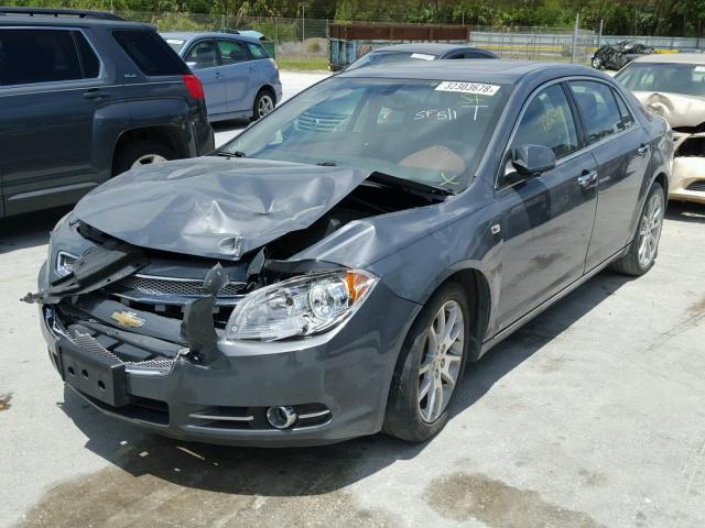 1G1ZK577784235722 - 2008 CHEVROLET MALIBU LTZ 灰色 照片 2