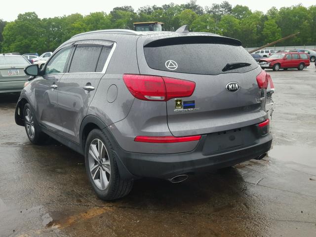 KNDPC3A64E7604515 - 2014 KIA SPORTAGE S GRAY photo 3