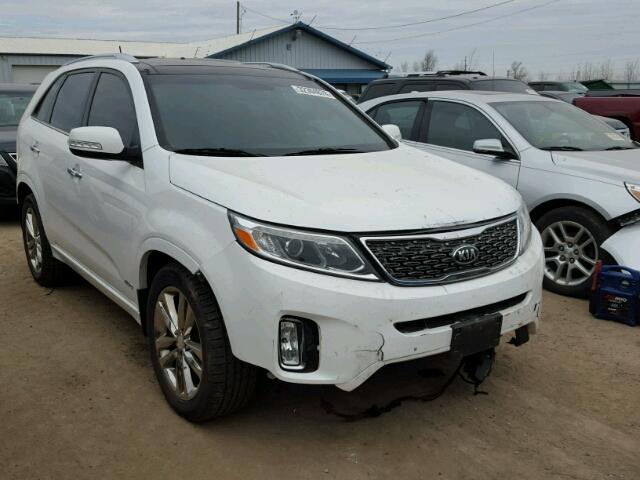 5XYKWDA73EG445554 - 2014 KIA SORENTO SX WHITE photo 1