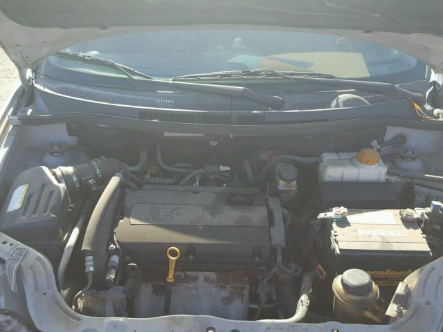 KL1TD5DE9AB129243 - 2010 CHEVROLET AVEO LS SILVER photo 7