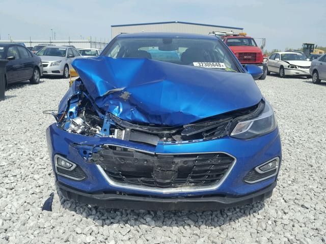 1G1BG5SM4G7231382 - 2016 CHEVROLET CRUZE PREM BLUE photo 7