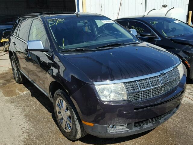 2LMDU88C27BJ20779 - 2007 LINCOLN MKX PURPLE photo 1