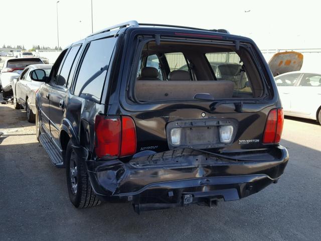 5LMRU27A1YLJ03159 - 2000 LINCOLN NAVIGATOR 黑色 照片 3